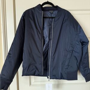 Athleta Navy Bomber Jacket